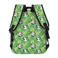 thumbnail image 4 of Pofeuu Cartoon Panda And Leaf 1 Print Backpack for Men and Women - Basic Bookbag Casual Daypack Backpacks for College Work Travel-One Size, 4 of 5