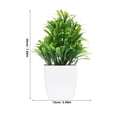 thumbnail image 2 of unbranded 4Ud Plantas Artificiales En Maceta Bonsái Falsas Verde Para De Hogar Oficina Y Eventos, 2 of 6