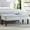 Gray, variant on Storage Bench In Velvet - Provides Comfort And Organization Solid Wood Frame 48”l X 18”w 18.5”h Cream, Tone With Tufting Comfortable Functional Wooden Structure