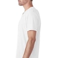 thumbnail image 2 of 5 Pack Men's Short Sleeve V Neck Active Fit Tag less T-Shirt Solid White (S), 2 of 3