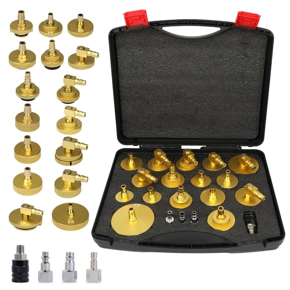Kit de purga de frenos LUTIFIX Master Cylinder 17+3 piezas de aluminio