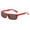 Red_002, variant on XASZHN Unisex Retro Fashion Street Shot Sunglasses PC Frame Square Sun Glasses White_002 One Size