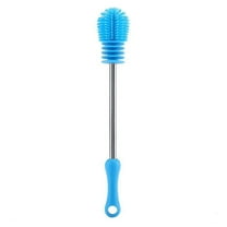 Rotating Bottle Brush Cleaner - 360° Scrubbing Brush for Water Bottles & Tall Glasses