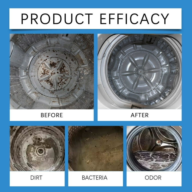 Afresh dishwasher cleaner before and after