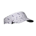 thumbnail image 2 of Yiaed Lavender Flowers Print Sport Sun Visor Hats Adjustable Empty Top Baseball Cap Cotton Ball Caps for Women and Men, 2 of 5