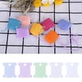 thumbnail image 3 of BUYISI Efficient And Practical Plastic Bobbins Spool Thread Card Set Of 100 Organize Your Embroidery Floss With Ease Pink-100Pcs, 3 of 5