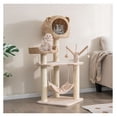 thumbnail image 2 of Cat Tree 5 Tier with Condo, Hammock & Balls - Kitten Climbing Tower Scratching Post, 2 of 9