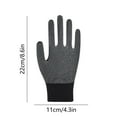 thumbnail image 3 of Work Gloves under $5! CQCYD Nylon Dot Grip Gloves, Non-Slip Work Gloves for Gardening Climbing, Breathable Labor Protection Gloves, 2 Pairs Pack, Durable Grip Wear, 3 of 6