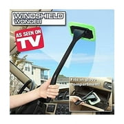 Telebrands Windshield Wonder Microfiber Long Handled Cleaning Tool