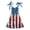 Blue, variant on 4th of July Toddler Dress Outfit 1 2 3 4 5 6 T American Flag Dress Patriotic Independence Memorial Day Dress Summer Clothes Dress Toddler Girl Wine,2-3 Years