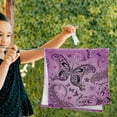 thumbnail image 6 of Dreamtimes Spring Ethnic Butterfly Purple Hand Towels 2 PCS, Kitchen Towel Ultra Soft and Highly Absorbent,Decorative Fingertip Face Towel for Bathroom Hotel, 28.3"x 14.4", 6 of 6