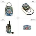 thumbnail image 3 of FORMRS Crossbody Bag for Women Quilted Travel Shoulder Cell Phone Purse with Chain Strap Handbag, Red Goldfish, 3 of 7