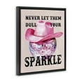 thumbnail image 3 of Stupell Industries Glam Don't Dull Your Sparkle Black Floating Frame Canvas Art, 17 x 21, by Lettered and Lined, 3 of 8