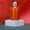 A561 Orange 5.1x3.0", variant on Mini Water Bottle Small Water Bottle 300Ml Stainless Steel Small Flask Vacuum Insulated Thermal Cup Leak Proof Portable Mini With Hook Green Glass&Bottle