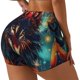thumbnail image 1 of Fotbe Mystic Wolf Dreamcatcher Shorts Sin Costuras – Shorts Deportivos de Cintura Alta para Mujer, Elásticos para Gimnasio, Yoga, Running o Ciclismo-Large, 1 of 8