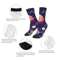 thumbnail image 3 of Fuzoiu Planet Pastel Galaxy Print Kids Socks For Boys Girls,Grip Crew Socks with Non Slip,Lightweight Stretch Crew Socks,Toddlers Crew Boot Socks, 3 of 5