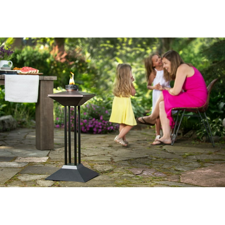 TIKI® Brand 28-inch Cordoba Metal Patio Torch Bronze TIKI® Brand 28-inch Cordoba Metal Patio Torch Bronze