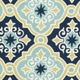 thumbnail image 5 of SAFAVIEH Four Seasons Cuthbert Geometric Area Rug, Navy/Light Blue, 8' x 10', 5 of 6