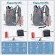 thumbnail image 4 of Mochila de Senderismo BECOJADDE 20L Plegable Ultraligera Gris, 4 of 7