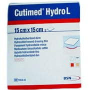BSN Medical Cutimed Hydro L Hydrocolloid Dressing, 15 cm x 15 cm (6 in x 6 in), Box of 5