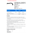 thumbnail image 2 of Lower Radiator Hose - Compatible with 1995 - 1999 Toyota Tacoma 4WD 2.7L 4-Cylinder GAS 1996 1997 1998, 2 of 2