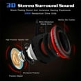thumbnail image 6 of Gaming Headset, Stereo Bass Surround Headset LED 3.5mm Headphone For PS4 Xbox One Nintendo Switch PC PS3 Mac, Noise Cancelling Mic LED Light, Designed Technically for Gamer, 6 of 9