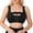 Black, variant on Womens' Front Closure Post-Surgery Posture Corrector Bra Shaper Tops with Support Band Compression Shapewear Beauty Back