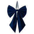 thumbnail image 2 of Christmas Large Blue Bow Decor Giant Ribbon Bow, 7.08 x 12.6 inch Holiday Tree Topper Ornament for Christmas Decorations Indoor Wedding Party Wall Door Room Display, 2 of 3