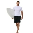 thumbnail image 4 of Weilanxin Men's UPF50+ Quick-Dry Rash Guard Shirt Surfing, Running, Water Sports, Reflective Safety Design, 4 of 10