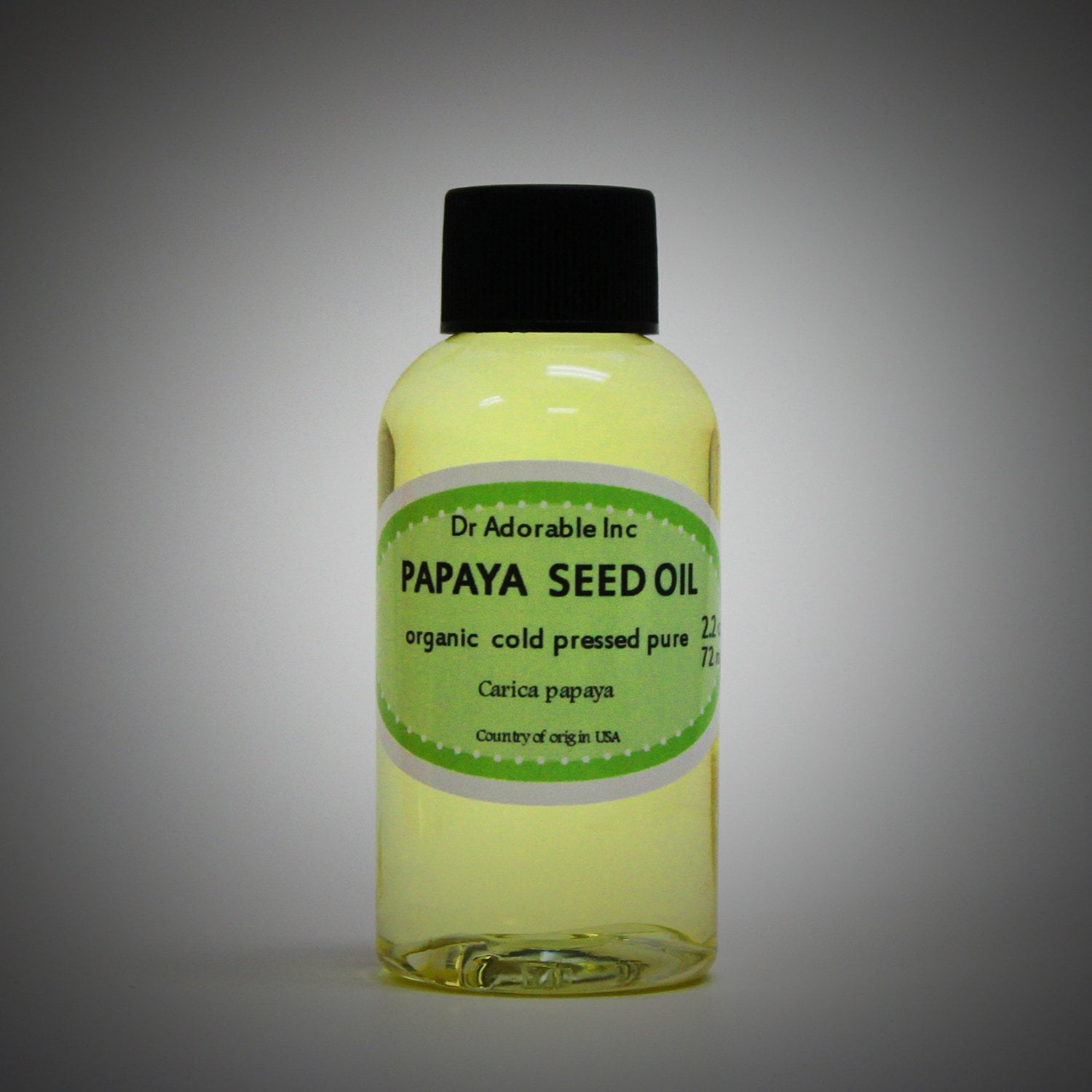 Dr. Adorable 100 Pure Papaya Seed Oil Organic Cold Pressed Moisturizing Oil For Face Skin