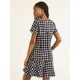 thumbnail image 4 of Free Assembly Women’s Tweed Dress with Short Sleeves, Sizes 0-20, 4 of 5