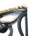 thumbnail image 6 of 2 Pairs of Women Black Frame Cat Eye Pearl Diamond Party Reading Glasses 3.5 Elegant Blue Light Blocking Readers +3.50 strength, 6 of 6