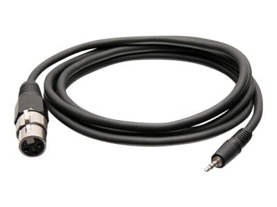 C2G 3ft 3.5mm TRS 3 Position Balanced to XLR Cable - M/F