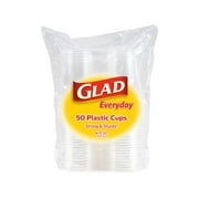 Glad Clear 16 Oz. Everyday Plastic Cups, 50-Pack