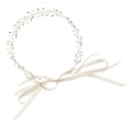 thumbnail image 1 of Diadema Nupcial para Nupcias Adorno de cabellero con para Mujer de Color Platedo Oro Gloria Vid de pelo de la boda, 1 of 9