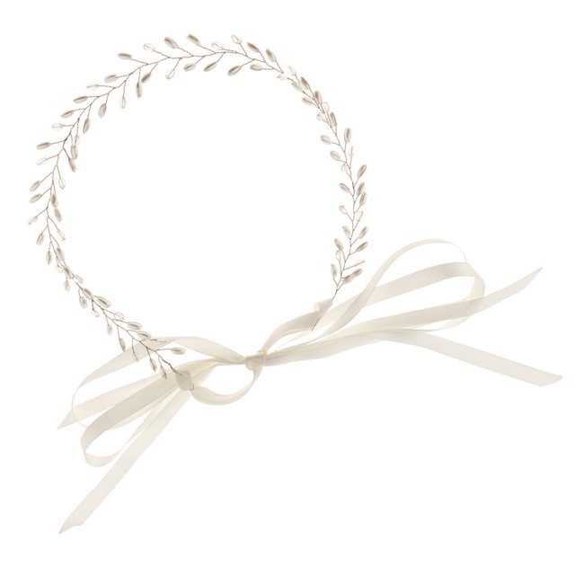 Diadema Nupcial para Nupcias Adorno de cabellero con para Mujer de Color Platedo Oro Gloria Vid de pelo de la boda