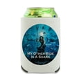 thumbnail image 1 of Aquaman Movie My Other Ride is a Shark Can Cooler - Drink Sleeve Hugger Collapsible Insulator - Beverage Insulated Holder, 1 of 4
