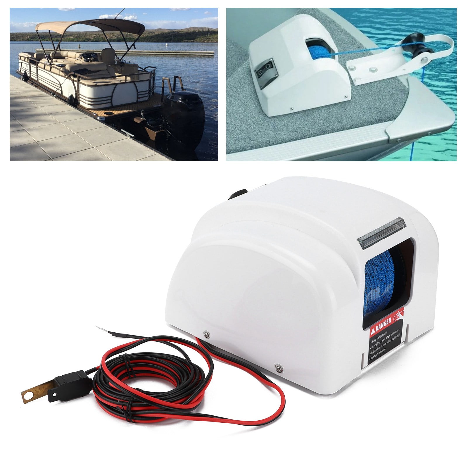 Marine Anchor Winch, Electric Windlass Efficient For Pontoon Boat