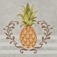 thumbnail image 4 of Authentic Hotel and Spa Turkish Cotton Pineapple Embroidered Light Grey 3-piece Towel Set, 4 of 5