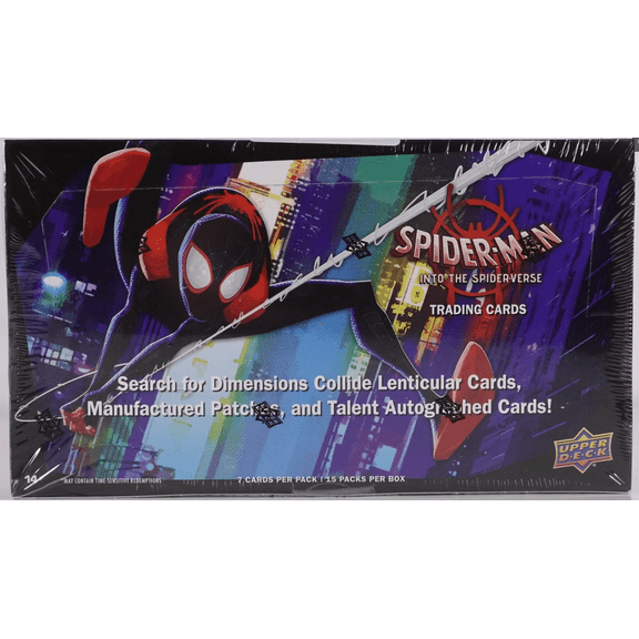 Collectible 2022 Upper Deck Marvel Spiderman Spiderverse Hobby Box