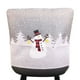 thumbnail image 1 of Kearding Funda para silla de Navidad, funda elástica Universal para taburete, decoraciones para habitación, fundas estampadas con muñeco de Kits de decoración para fiestas Muñeco de nieve, 1 of 6