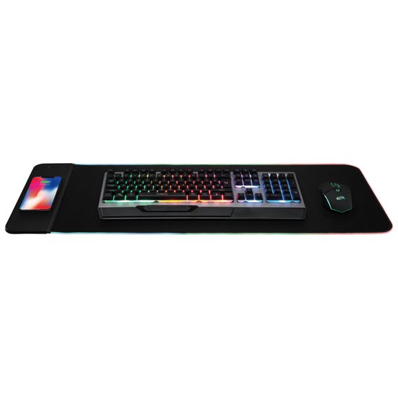 iLive Extra Large Gaming Mouse Pad with Wireless Charger, IAMQ212B