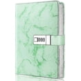 thumbnail image 1 of Marble Diary With Lock, Refillable A5 Daily Journal For Girls And Women, 192 Pages Cute Notebook With Combination Lock For Teen Girls And Boys - Purpl, 1 of 5