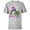 Athletic Heather, variant on Disney 100 Stitch in Costume Cheshire Cat Wonderland Welcome - Short Sleeve T-Shirt for Kids - Customized-White