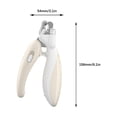 thumbnail image 2 of HHBEAUTY LED Pet Nail Clippers with Light, Trimmers with Protective Guard, Quick Sensor, Safety Lock - Suitable for Large and Small Dogs & Cats, White, 2 of 5