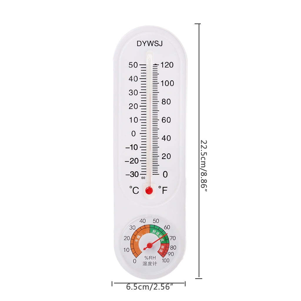 Details about   Indoor Outdoor Wall Hung Thermometer Hygrometer Garden Office Temperature Logger 
