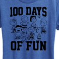 thumbnail image 3 of Peanuts - 100 Days Of Fun - Women's Short Sleeve Graphic T-Shirt, 3 of 6