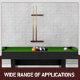 thumbnail image 3 of Raindrops 2Pcs Wall Mount Billiard Stick Rack Solid Wood Pool Stick Holder with Six Hole Capacity, 3 of 8