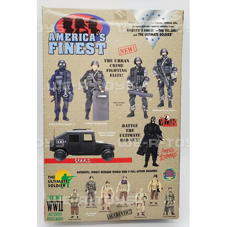 America's Finest S.W.A.T. Commander Action Figure 1999 No