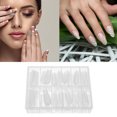 thumbnail image 3 of Uñas Postizas de Cristal Falsas JM-32 de 120 Pcs Transparentes, 3 of 5